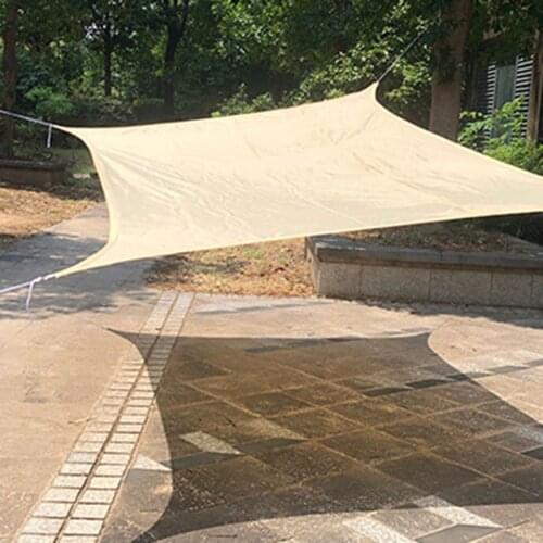 Sunshade Sail Outdoor Waterproof UV Block Canopy Awning for Outdoor Garden Beach Camping Sun Canopy Tent Patio