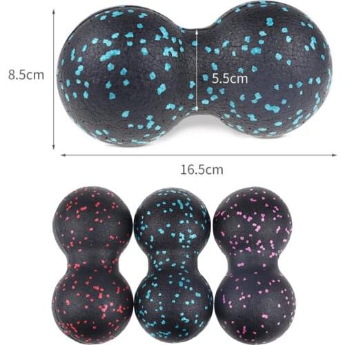 Exercise Relieve Fitness Yoga Balls High Density Peanut Massage Double Massage Ball Mobility Ball Yoga Deep Tissue Massage Tool