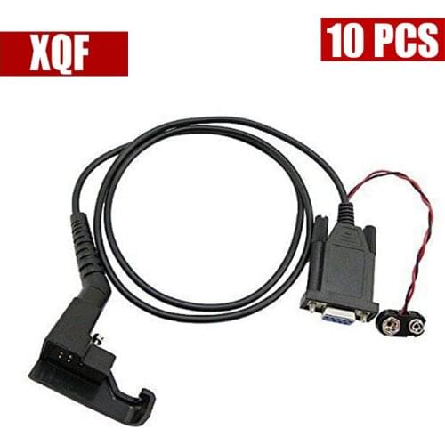 XQF 10PCS programming cable for Motorola HT600 MT1000 P200 MTX800 Two Way Radio