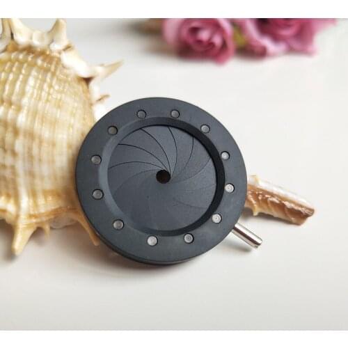 100pcs 1.2-18MM Amplifying Diameter Digital Camera Microscope Adapter Zoom Optical Iris Diaphragm Aperture Condenser 12 Blades