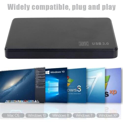 2.5 Inch Hard Disk Case SATA USB3.0 HDD 5GBPS External Hard Drive Enclosure Screw Free Hard Disk Box Games & Accessories