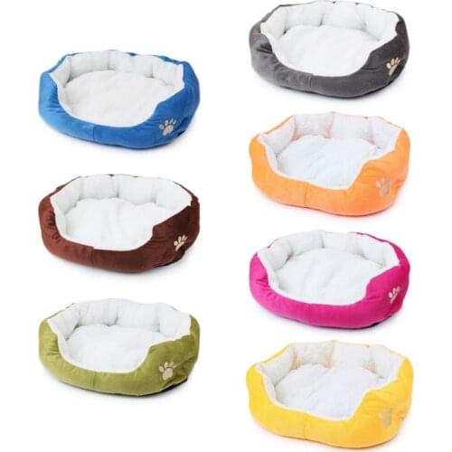 Dog Beds Mats Pet Lamb Wool Sleep Tools Animals Accessories Dogs Supplies Of Large Bed Washable Cat Bed Small Mats Accessories