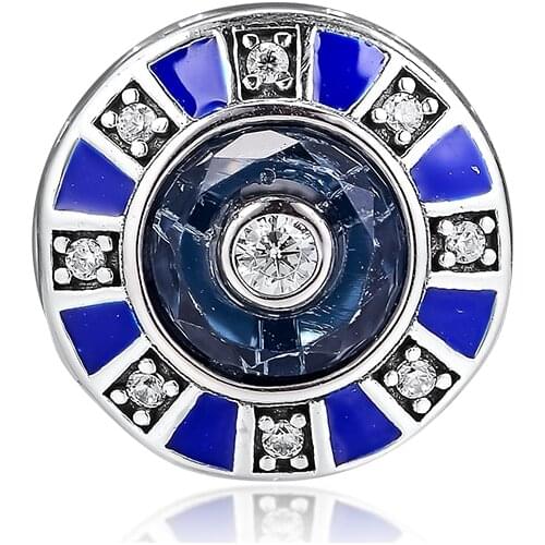 Authentic 925 Sterling Silver Mosaic Charms Fits Original Bracelets Necklaces Metal Beads for Jewelry Making berloques