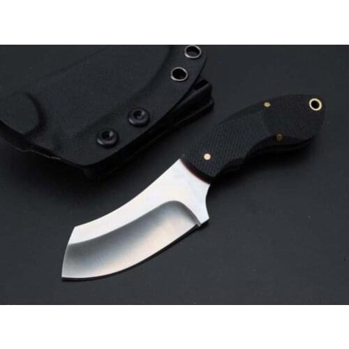 CR KT Small Razor Fixed Blade Straight Knife 9CR18MOV Blade G10 Handle Tactical Fishing Hunting Survival EDC Multi Tool knives