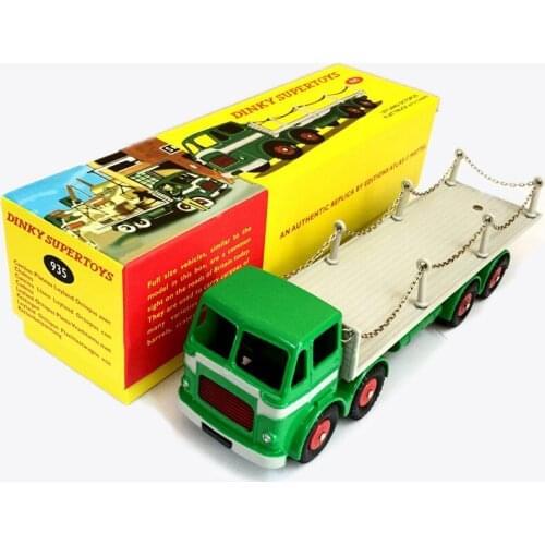 Dinky Toys 1:43 935 Leyland Octopus Flat + Chains alloy model Car Diecast Metal Toys Birthday Gift For Kids Boy