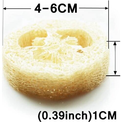 1cm thick 100pcs/lotNatural Loofah Luffa Loofa Slices, DIY customize soap tools,cleanner,sponge scrubber,facial soap holder