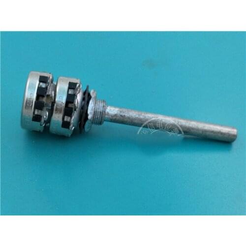 Spain double potentiometer imported potentiometer 470K LOG handle length 60