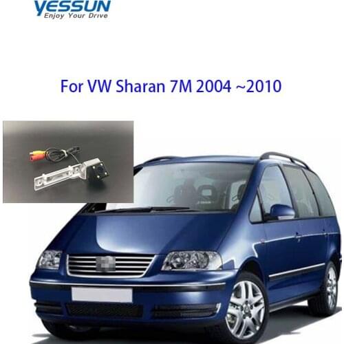 Yessun Rear View Camera For VW Sharan 7M 2004 2005 2006 2007 2008 2009 2010 License plate camera/nightview fisheye camera rear