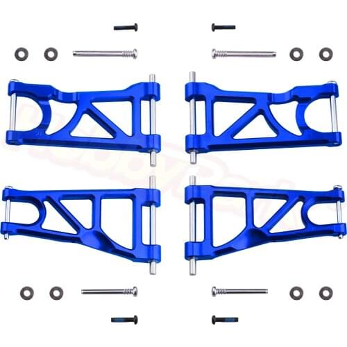 Aluminum Suspension Arms Set (Front & Rear) Replacement of AR330443 AR330516 for Arrma 1/10 Granite 4X4, Senton Option Parts