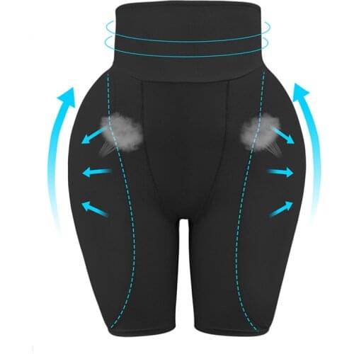 High Waist Tummy Control Shapewear Panties Butt Lifter Body Shaper Fake Ass Booties Hip Pads Enhancer Booty Thigh Trimmer