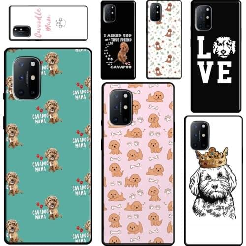 Cartoon Cavoodle Cavapoo For Realme 8 7 6 Pro Q3 C21 C15 C3 GT Neo Phone Case For OnePlus 9 Pro 8 Pro 7T 8T 9R Nord