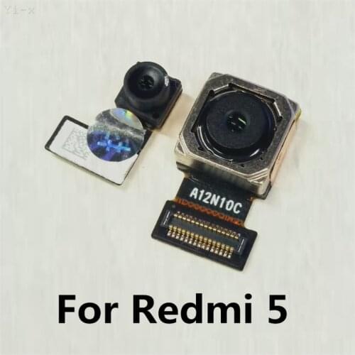 Original Back Front Camera For Xiaomi Redmi 5 Rear Main Big Small Camera Module Flex Cable For Mi Redmi 5