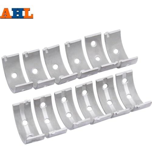 12Pcs STD +25 +50 Motorcycle Main Crankshaft Bearing For KAWASAKI ZRX400 I II III ZX400K ZZ-R400 ZZR400 ZZR600 GPZ400E ZEPHYR400