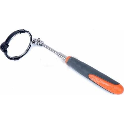 1pcs 910mm Adjustable Repair Vehicle Chassis Telescopic Inspection Mirror with LED Light 32mm