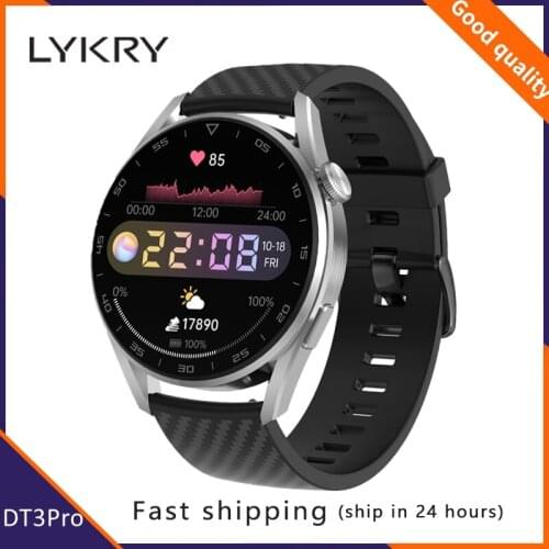 LYKRY DT3 Pro Smart Watch 1.32inch Round Screen BT Call IP67 Waterproof Long Standby Watch Heart Rate Monitor Fitness Tracker