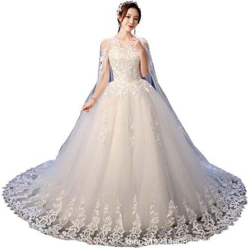 Wedding Dress 2021 High-end Fashion New Bridal One-shoulder Princess Plus Size Simple