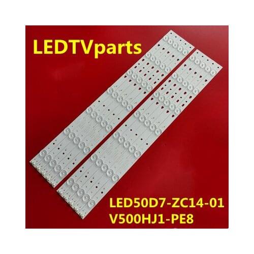 LED Backlight strip 7 lamp LED50A900 D50MF7000 Light Bar 30305000204 LED50D7-ZC14-01 (B) Screen V500HJ1-PE8