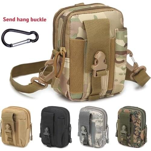 Tactical waist bag, sports bag, running bag, travel camping bag, shoulder diagonal bag, mobile phone bag