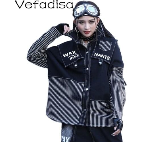 Женские рубашки в полоску Vefadisa China At AliExpress