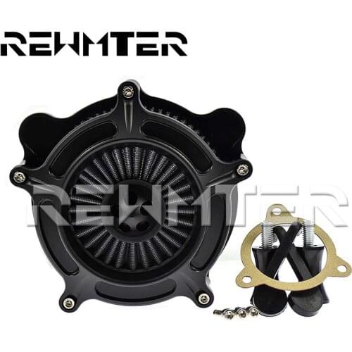Turbine Spike Air Cleaner Intake Filter For Harley Touring Street Glide 2008-2016 Touring Road Glide 08-16 Softail 2016-2017