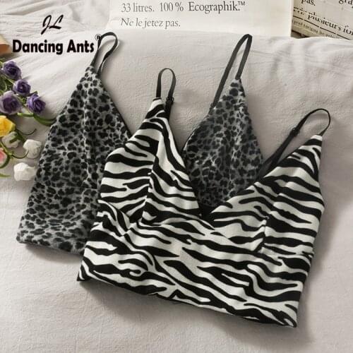 High Street Camis For Women Camisole New Sexy Leopard Female Crop Tops Tank Top Woman Vest Elegant French Chic Autumn Clothes