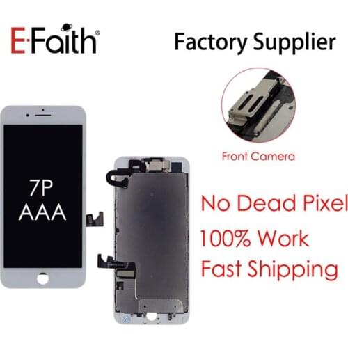 Grade AAA 50 PCS/lot Full Assembly LCD Replacement For iPhone 7 7P Screen Display with digitizer And front camera Fast Shipping