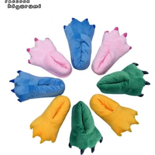 2021 new kids animal unicorn slippers children adult female male cartoon sneakers winter onesie pajamas warm indoor slippers