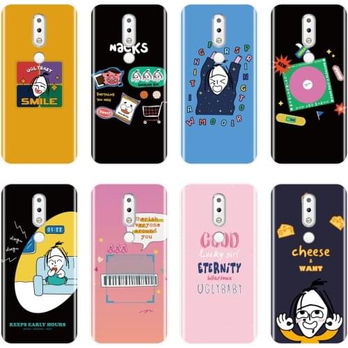 Case For Nokia 7.1 6.1 5.1 3.1 2.1 Plus Soft Silicone Funny Cartoon Girl Pink Cute Back Cover For Nokia 4.2 3.2 Phone Case