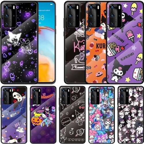 Tempered Glass Cover Anime Lovely KROMI For Huawei P40 P30 P20 P10 Pro Plus Lite 5G 2019 Phone Case