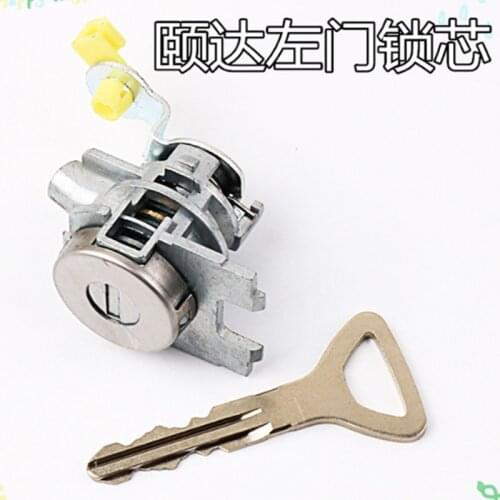 DAKATU Car key door lock cylinder full Set For Nissan Tiida Left Door lock cylinder Replacement locksmith tool