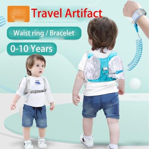 Dropshipping Baby Anti Lost Wrist Link Toddler Leash Safe Harness Strap Rope Outdoor Walking Hand Belt Band Anti-lost Wristband