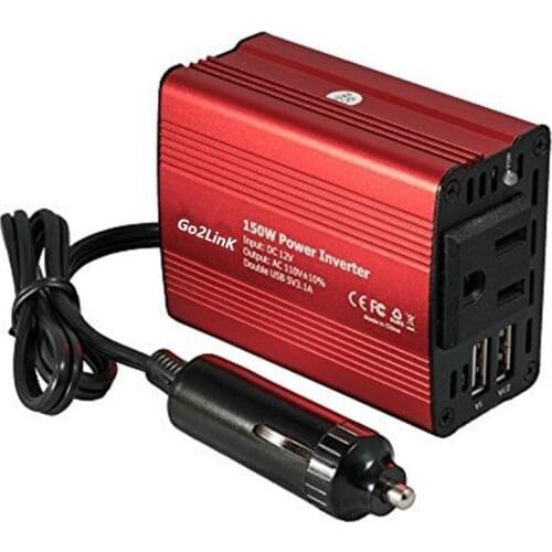 Go2linK 2017 Newest Car Power Inverter 12v 220v 220W Carregador Veicular USB Auto Charger Convertisseur 12v 220v Converter Volt