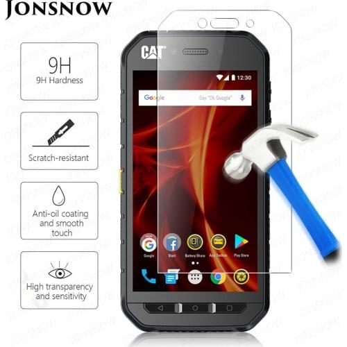 JONSNOW Tempered Glass for Cat S41 5.0" LCD Screen Protector Quality 9H Explosion-proof Protective Film