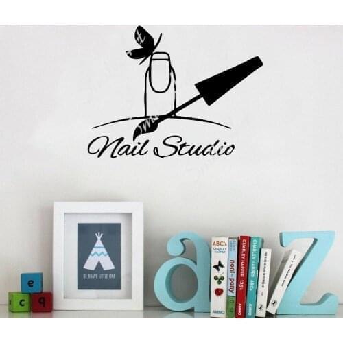 Creative Manicure Home Decor Wall Stickers For Kids Rooms Decoration Sticker Mural