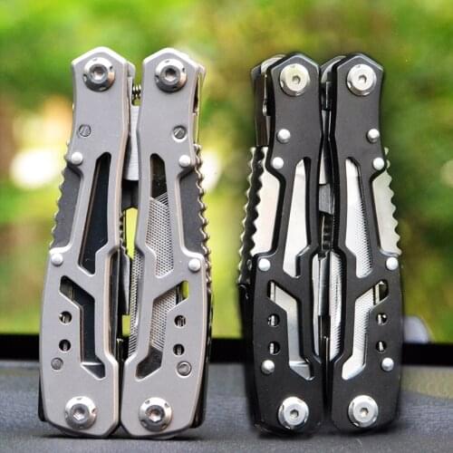 Multifunction Stainless Steel Multi-tool Pocket Knife Pliers Folding Pliers Mini Portable Folding Pliers