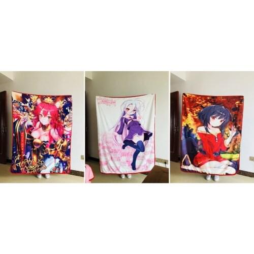 IVYYE NO GAME NO LIFE Anime Plush Stuff Accessories doll Stuffed Fluffy Cartoon Warm Soft Toys Blanket Bed Throw Blankets NEW