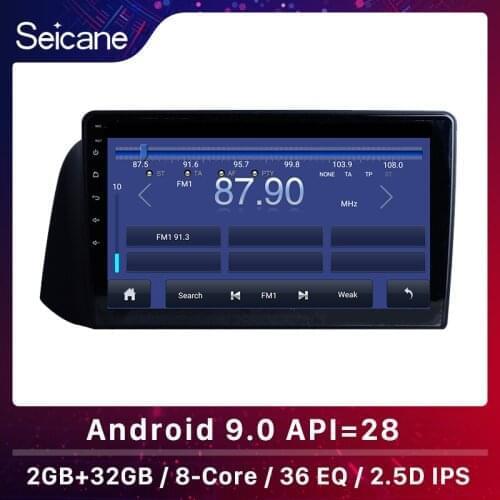 Seicane 10.1 inch DSP Android 9.0 RAM 2GB ROM 32G 8-Core Car Radio GPS Navigation Multimedia Player for 2019 Hyundai i10 RHD