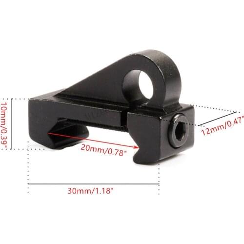 MIZUGIWA Tactical Hunting Sling Attachment W 20mm Weaver Picatinny Rail Mount Adapter Scope Rifle Pistol Gun Accessories