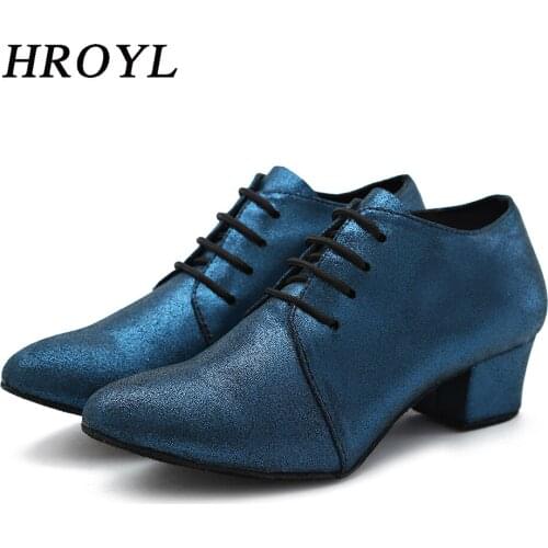 New Arrivals Ballroom Dance Shoes Men Comfortable Low Heel Latin Shoes Leather Tango Dancing Shoes Practice Performance Shoes