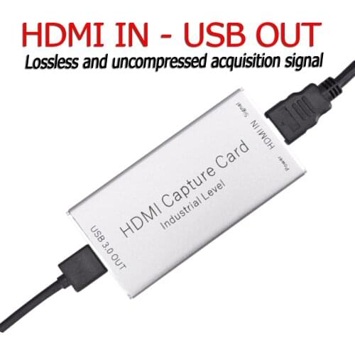 USB 3.0 Video Capture Card HDMI to USB3.0 TV BOX Camcorder Game Live Streaming Recording Dongle For PS3 PS4 XBox