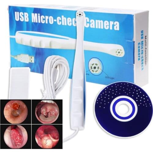 USB Oral Endoscope HD Camera Healthcare 6 LEDS Dental Tooth PC Endoscope Oral Borescope Camera Inspection Endoscopic Camera