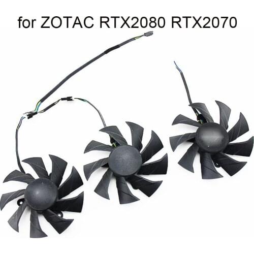RTX2080 Ti Computer Cooling Fan For ZOTAC GeForce RTX 2080 2080Ti RTX2070 2070Ti AMP GA92S2U DC12V 0.46A GPU Graphics card fans