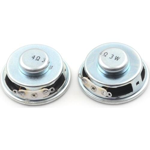 2PCS/Lot High Quality Speaker Horn 3W 4R Diameter 4CM Mini Amplifier Rubber Gasket Loudspeaker Trumpet