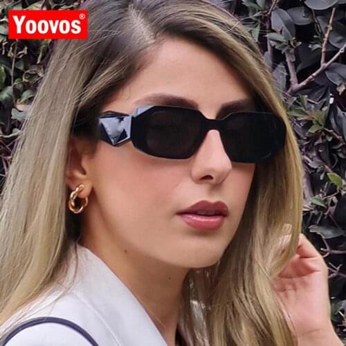 Yoovos 2021 Square Sunglasses Women Retro Glasses Women Brand Designer Eyeglasses Women/Men Vintage Eyewear Mirror Oculos De Sol