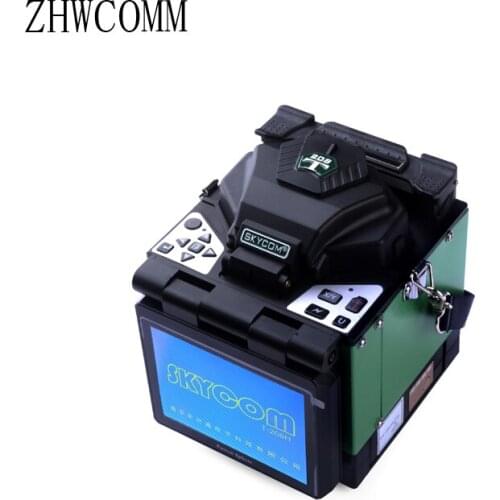 ZHWCOMM T-208H Multi-language Digital Optical Fiber Fusion Splicer FTTH Fiber Optic Splicing Machine