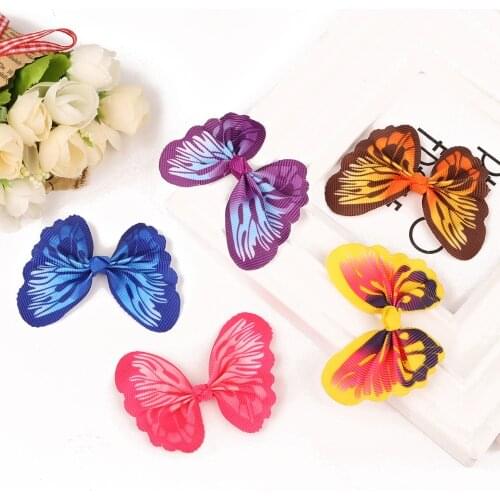 10pcs Colorful Butterfly Bow-Knot For DIY Apparel Sewing & Fabric Lace Hair Women Clothing Sewing DIY Craft Supplies
