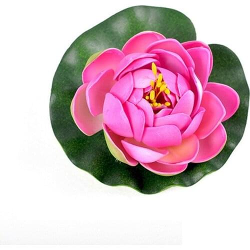 10cm Artificial False Flower Bud Sleeping lotus flower Eva flowers pond decoration indoor floral potted landscape 1pc