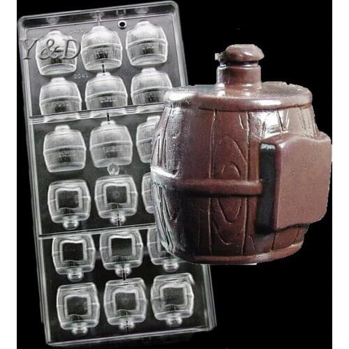 Barrel Beer Kegs Hard DIY 3 D Tools Maker Injection Polycarbonate PC Sweet Candy Chocolate Jelly Mold Mould