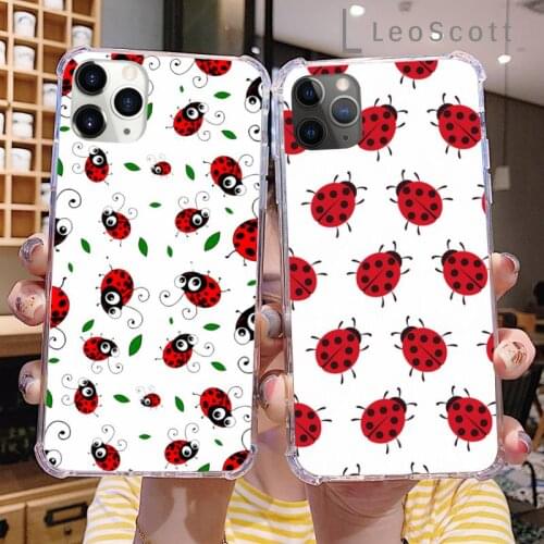 Ladybug Phone Case For iphone 12 5 5s 5c se 6 6s 7 8 plus x xs xr 11 pro max