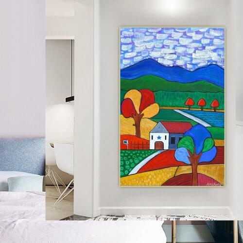 Citon Angela Sharkey《Changing Seasons》Canvas Oil Painting Cartoons Artwork Poster Picture Wall Background Decor Home Decoration